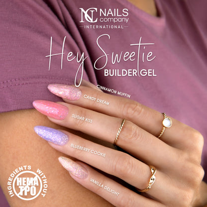 Hey Sweetie Builder Gel - Blueberry Cookie 15g HEMA, TPO  Free