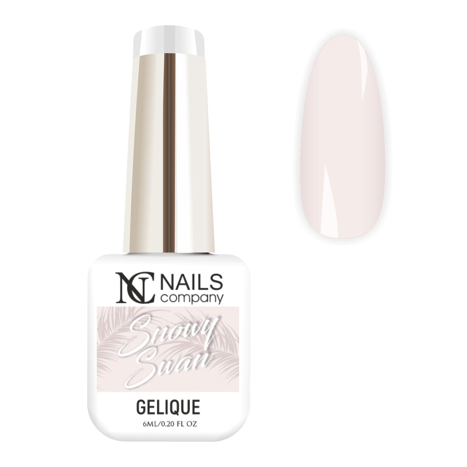 Gel Nail Polish- Snowy Swan 6ml | Wild Essence | HEMA, TPO Free #488