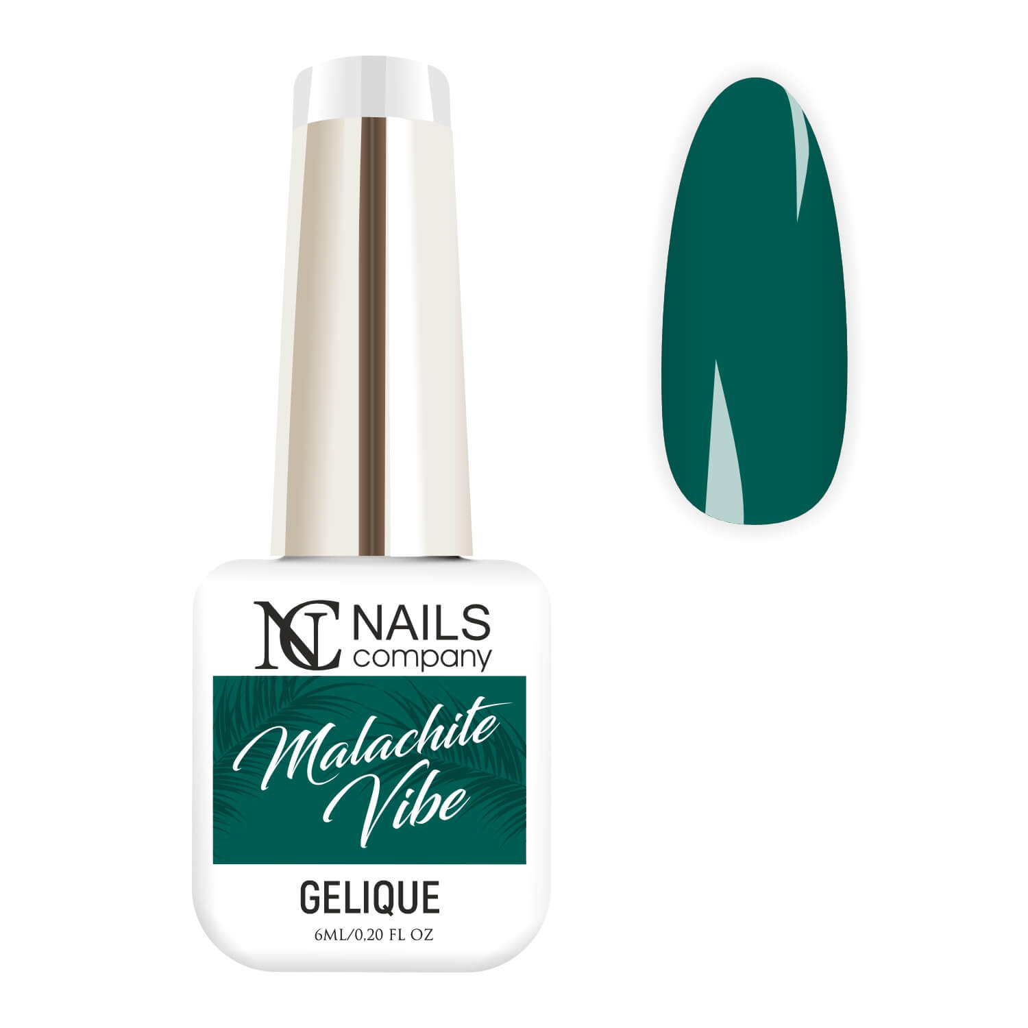 Gel Nail Polis - Malachite Vibe 6ml | Let's Get Laud | HEMA / TPO Free #494