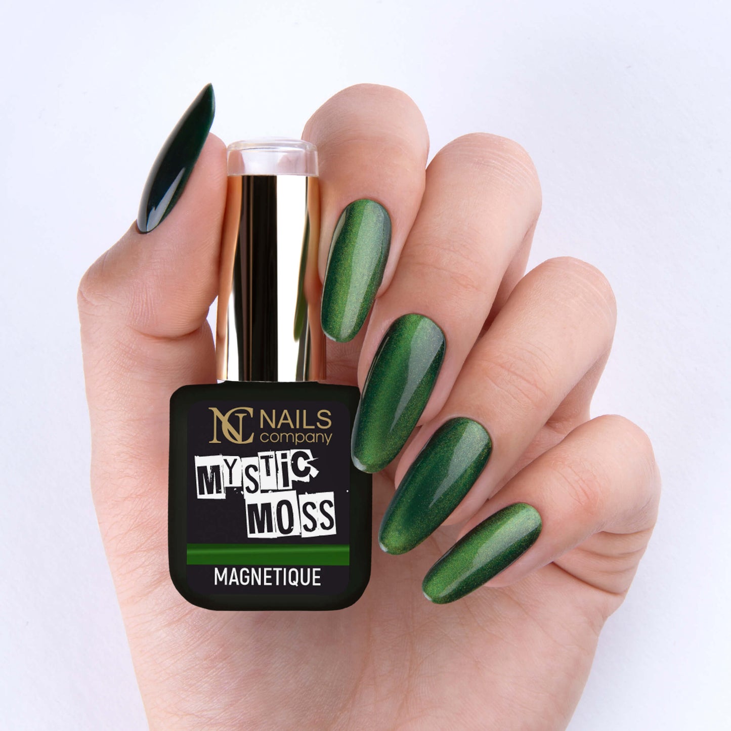 UV Nail Polish - Mystic Moss 6ml | Let's Get Laud | Magnetic | Cat Eye | HEMA/ TPO Free