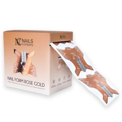 Rose Gold Nail Forms - BOX - 500 Pcs