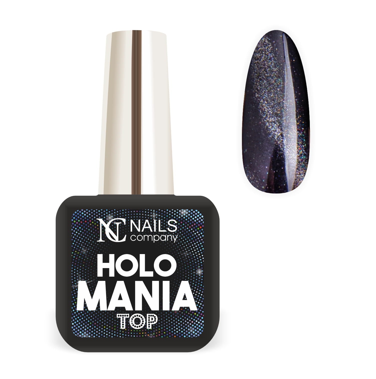 UV TOP COAT - HOLOMANIA 11 ML | Cat Eye| Magnetic