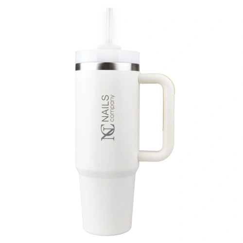 Thermal mug with a straw - Kubek termiczny ze słomką