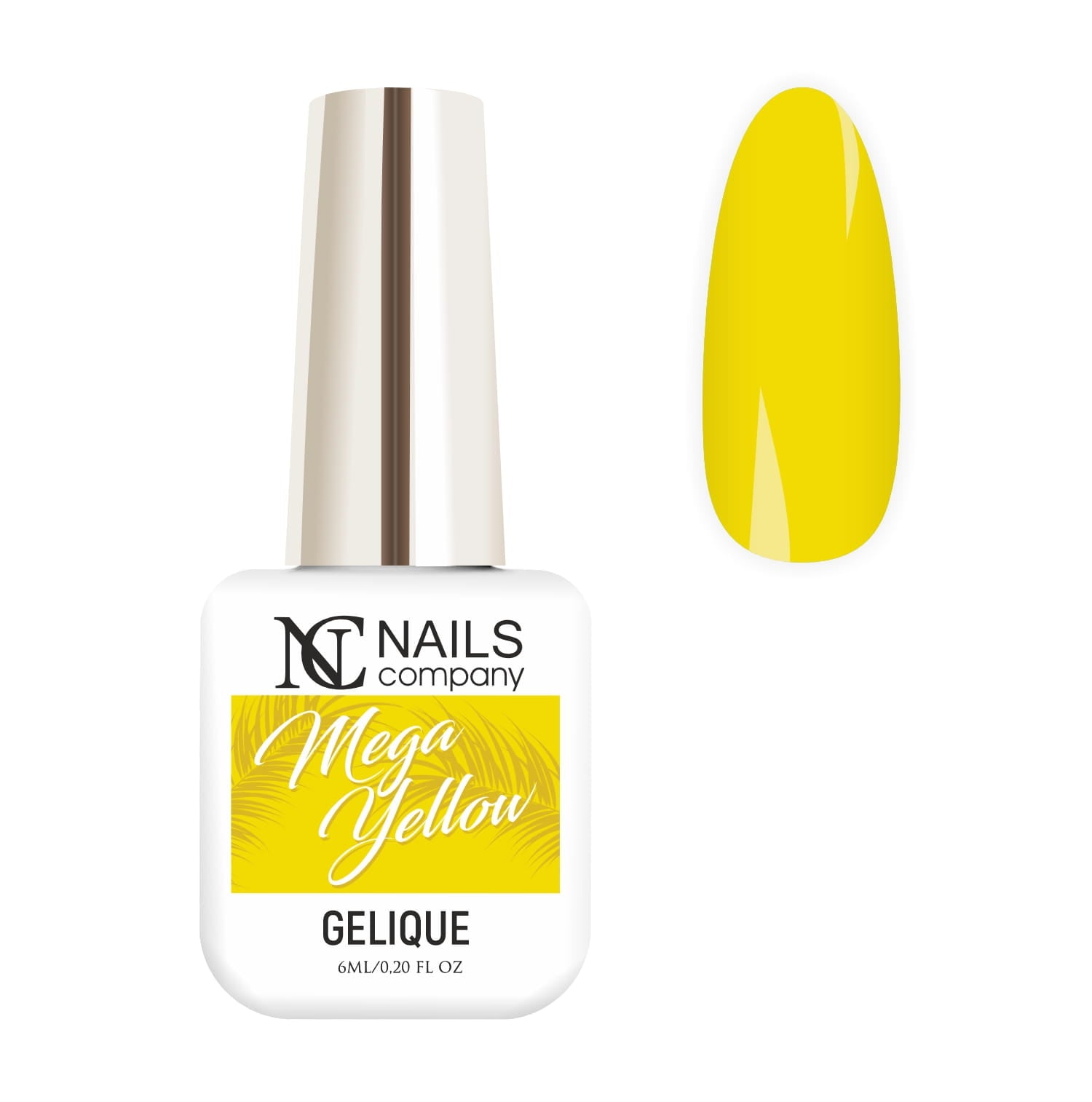 Gel Nail Polish - Mega Yellow 6ml | Nail Talk #236