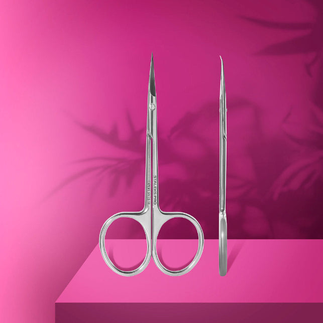 STALEKS Professional cuticle scissors with hook EXPERT 51 TYPE 3