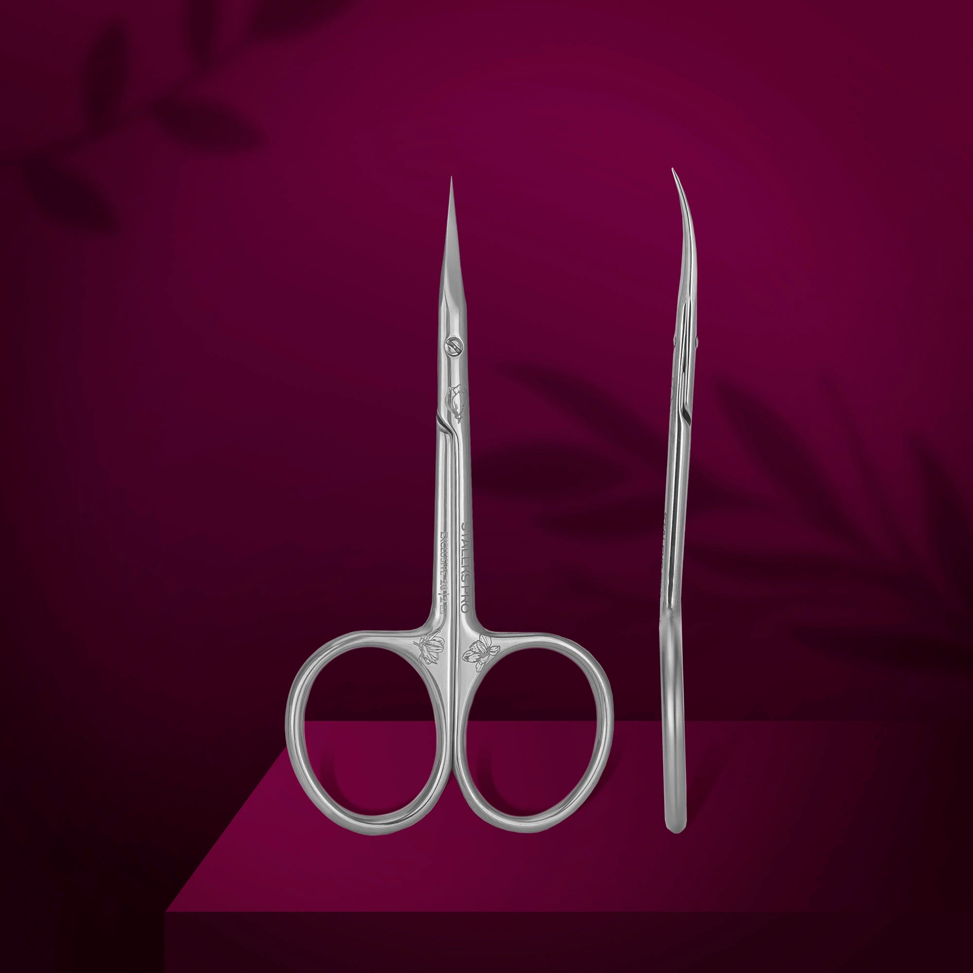 Professional cuticle scissors Staleks Pro Exclusive 20 Type 2  (Magnolia) SX-20/2m