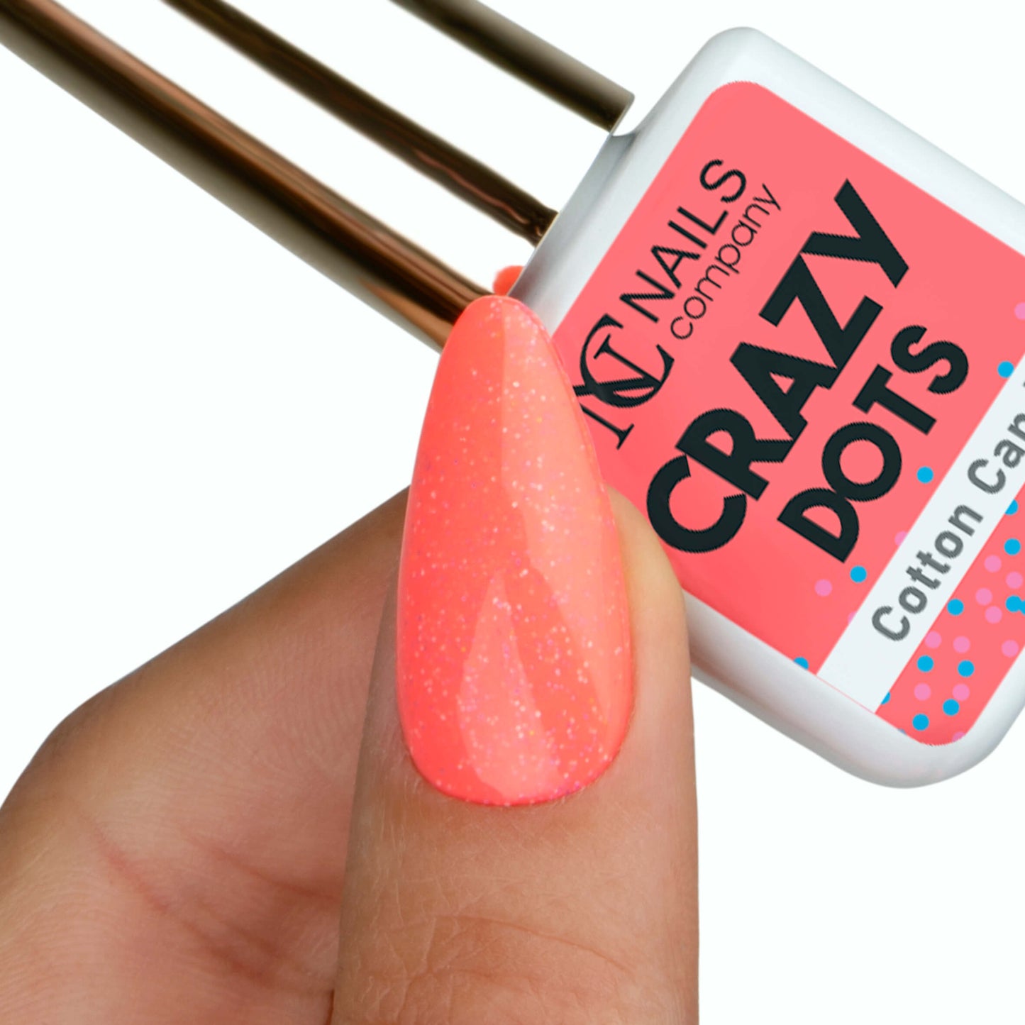 UV Nail  Polish - COTTON CANDY | Crazy Dots 6ml #180