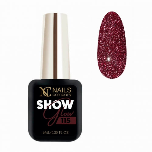 UV Nail Polish -SHOW GLOW NO. 115 6ml  | Flash Effect #160