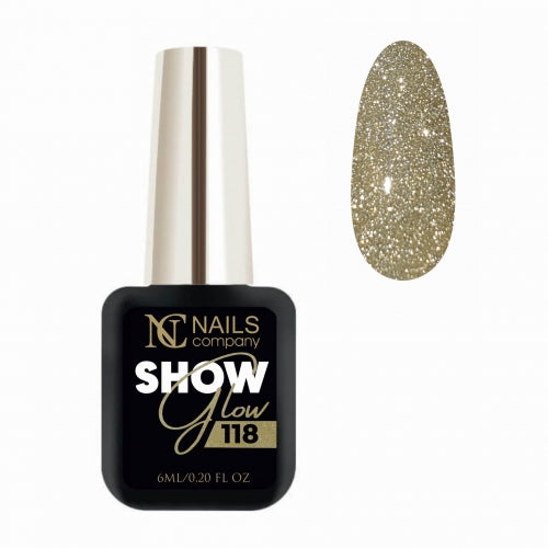 UV Nail Polish -SHOW GLOW NO. 118 6ml  | Flash Effect #163