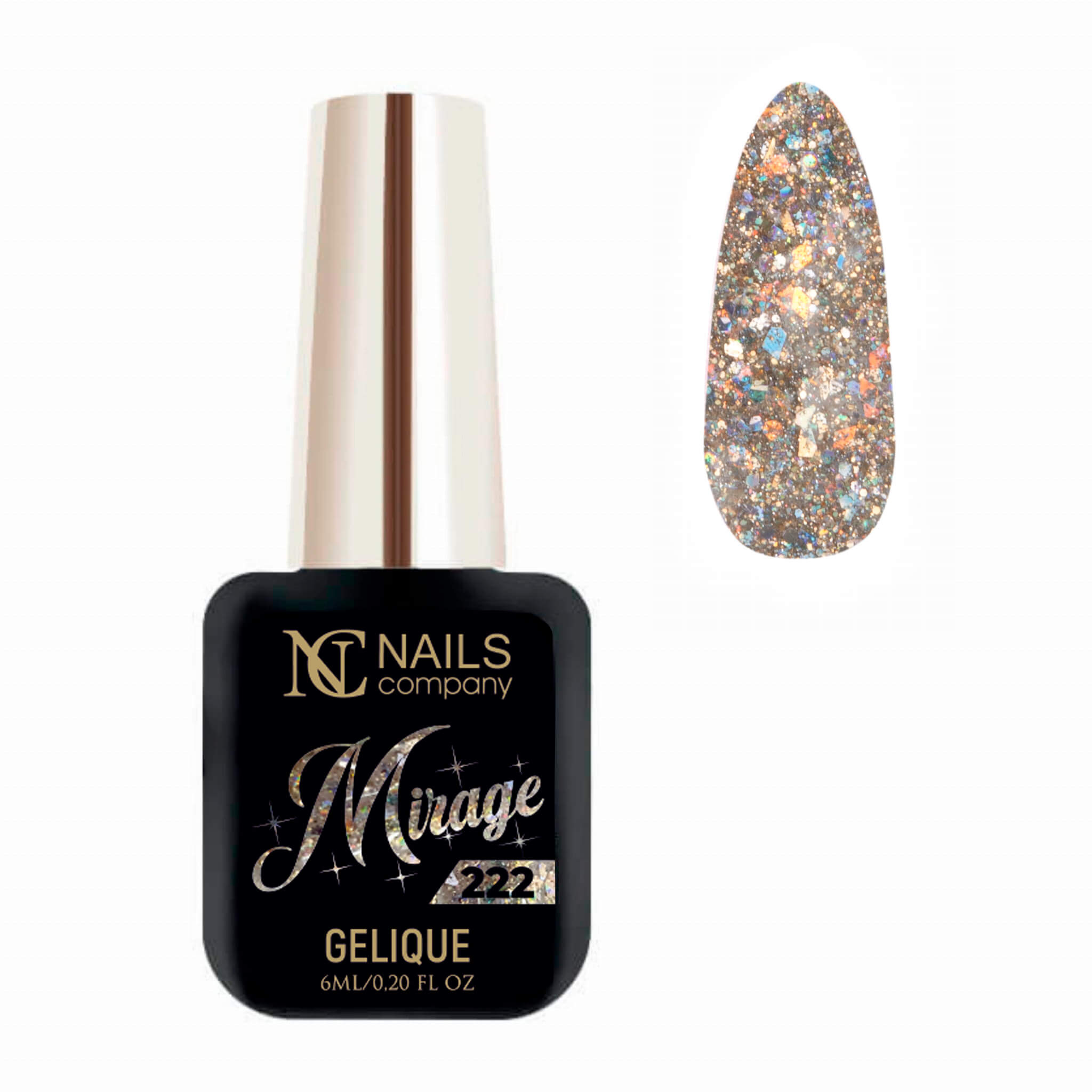 Gel Nail Polish - Mirage 222 6ml #055