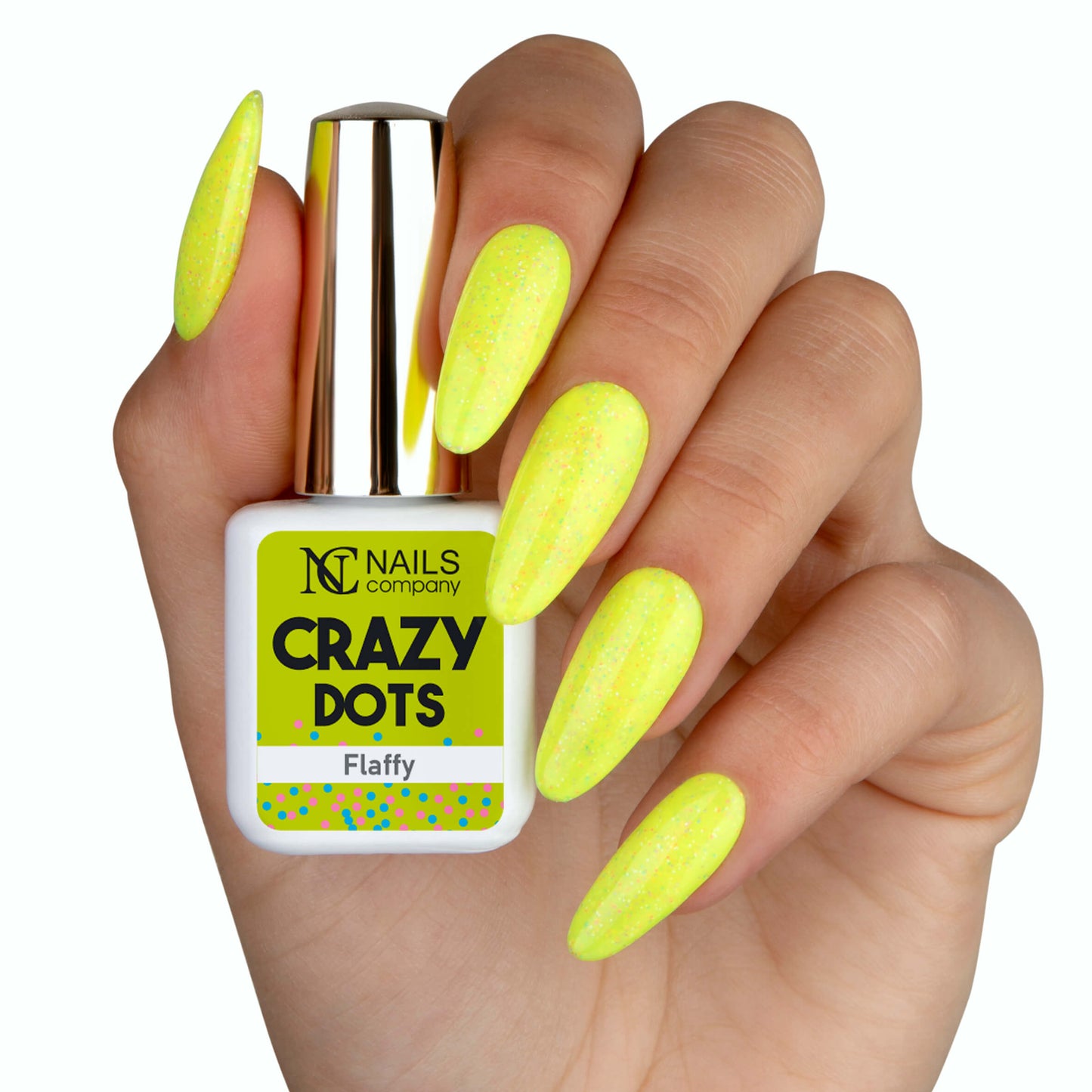 UV Nail Polish - Flaffy | Crazy Dots  6ml #183