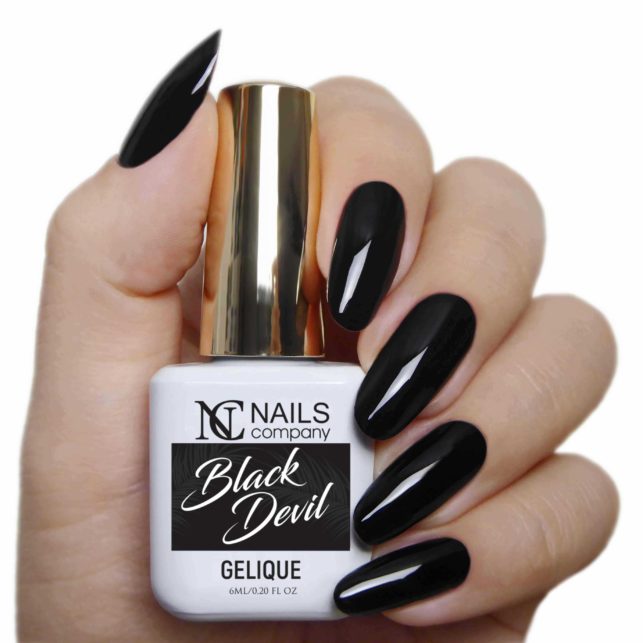 Gel Nail Polish - BLACK DEVIL 6ml | #001