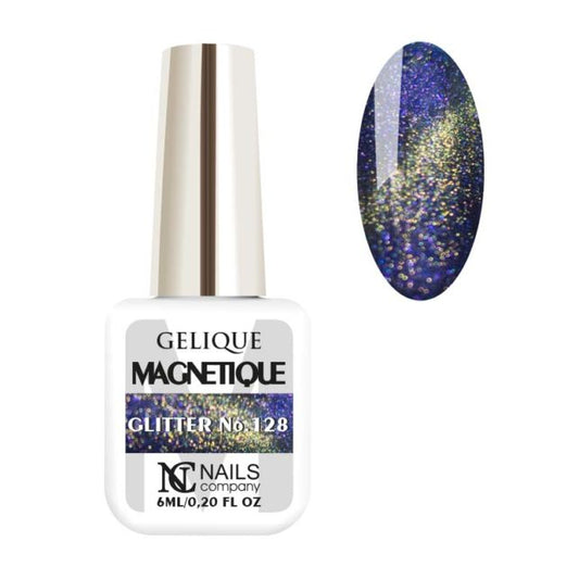 UV Nail Polish - MAGNETIQUE GLITTER NO. 128 6ml