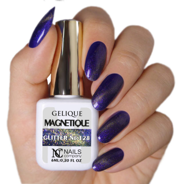 UV Nail Polish - MAGNETIQUE GLITTER NO. 128 6ml