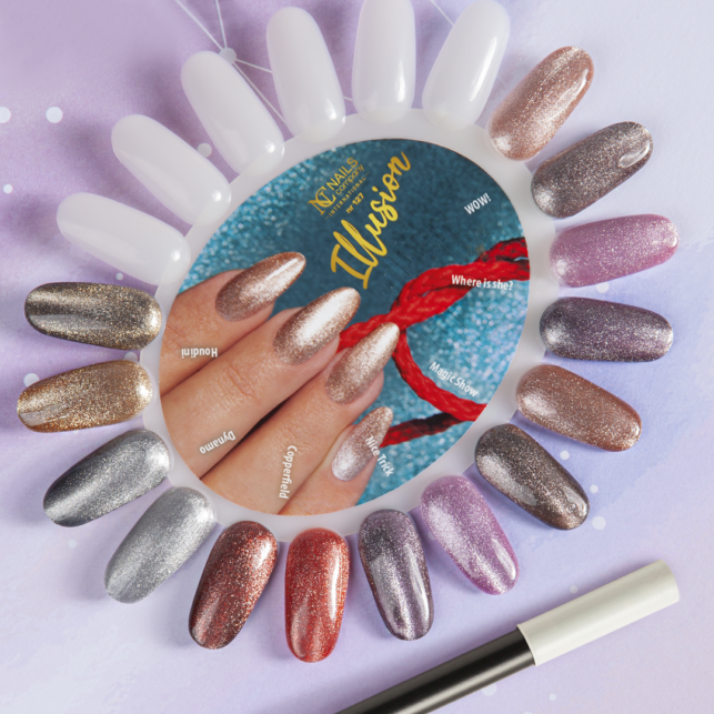 Gel Nail Polish - Where Is She ? |Illusion | Cat Eye  | Magnetic #079