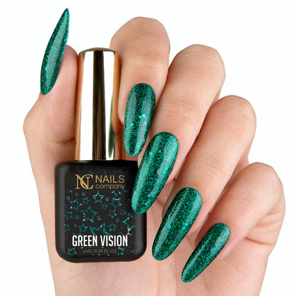 UV Nail Polish - Green Vision 6ml | Rising Star #303