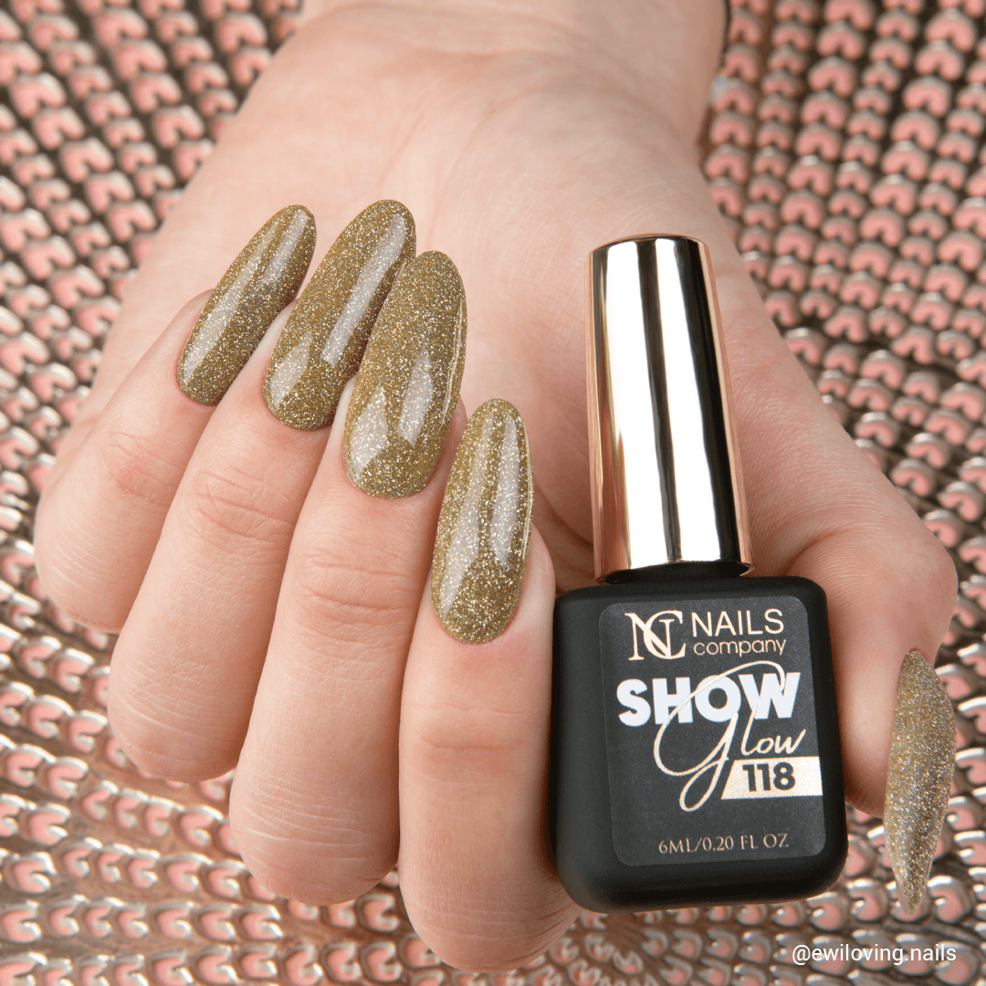 GelNail Polish -SHOW GLOW NO. 118 6ml  | Flash Effect #164
