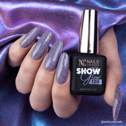 UV Nail Polish - SHOW GLOW NO. 120 6ml  | Flash Effect #165