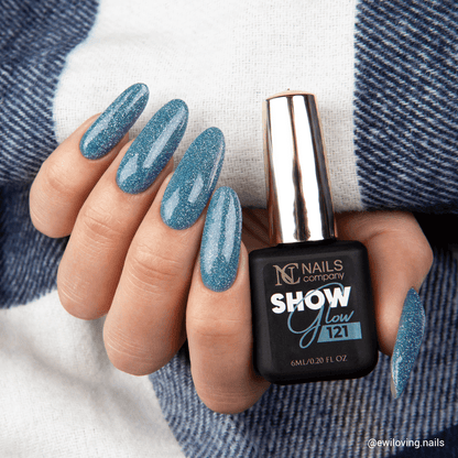 UV Nail Polish - SHOW GLOW NO. 121 6ml  |Flash Effect #166