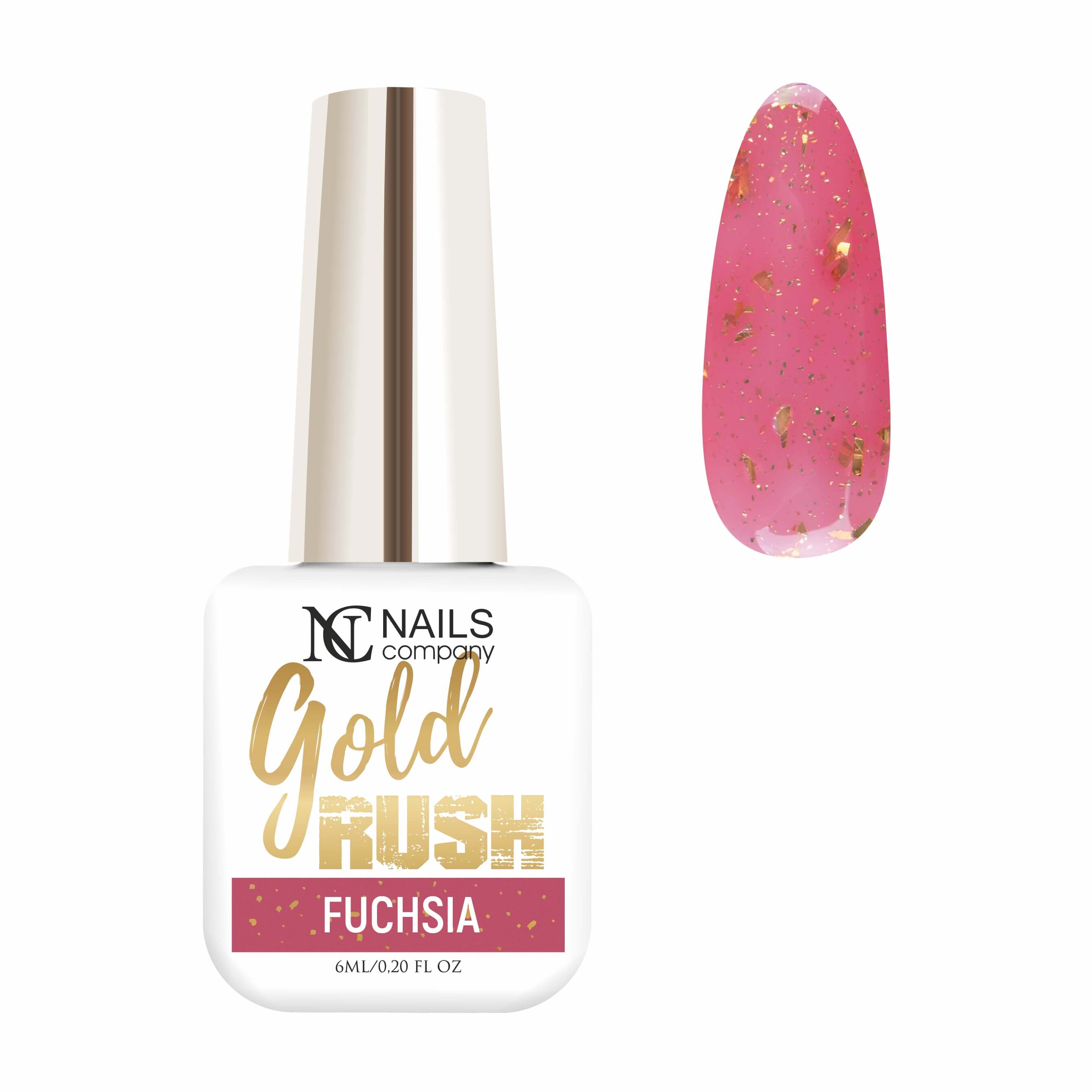 gel Nail Polish - Fuchsia 6ml | Gold Rush  #145