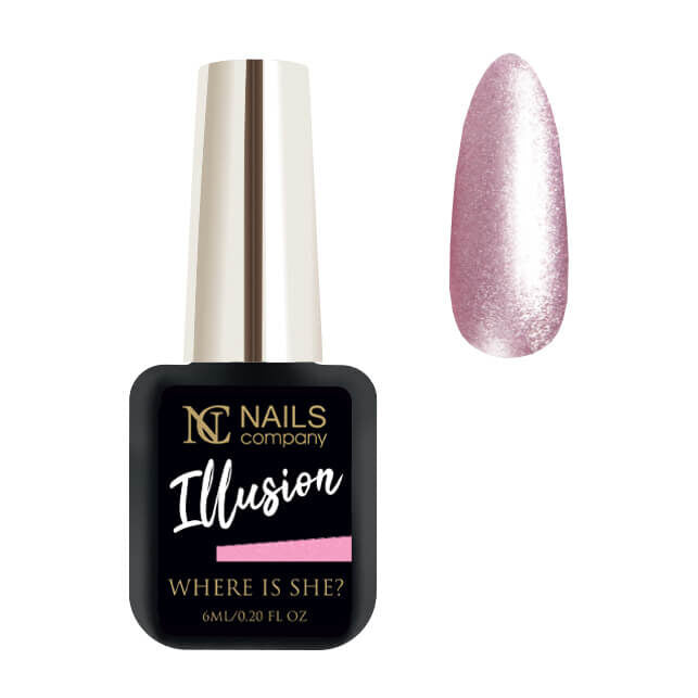 Gel Nail Polish - Where Is She ? |Illusion | Cat Eye  | Magnetic #079