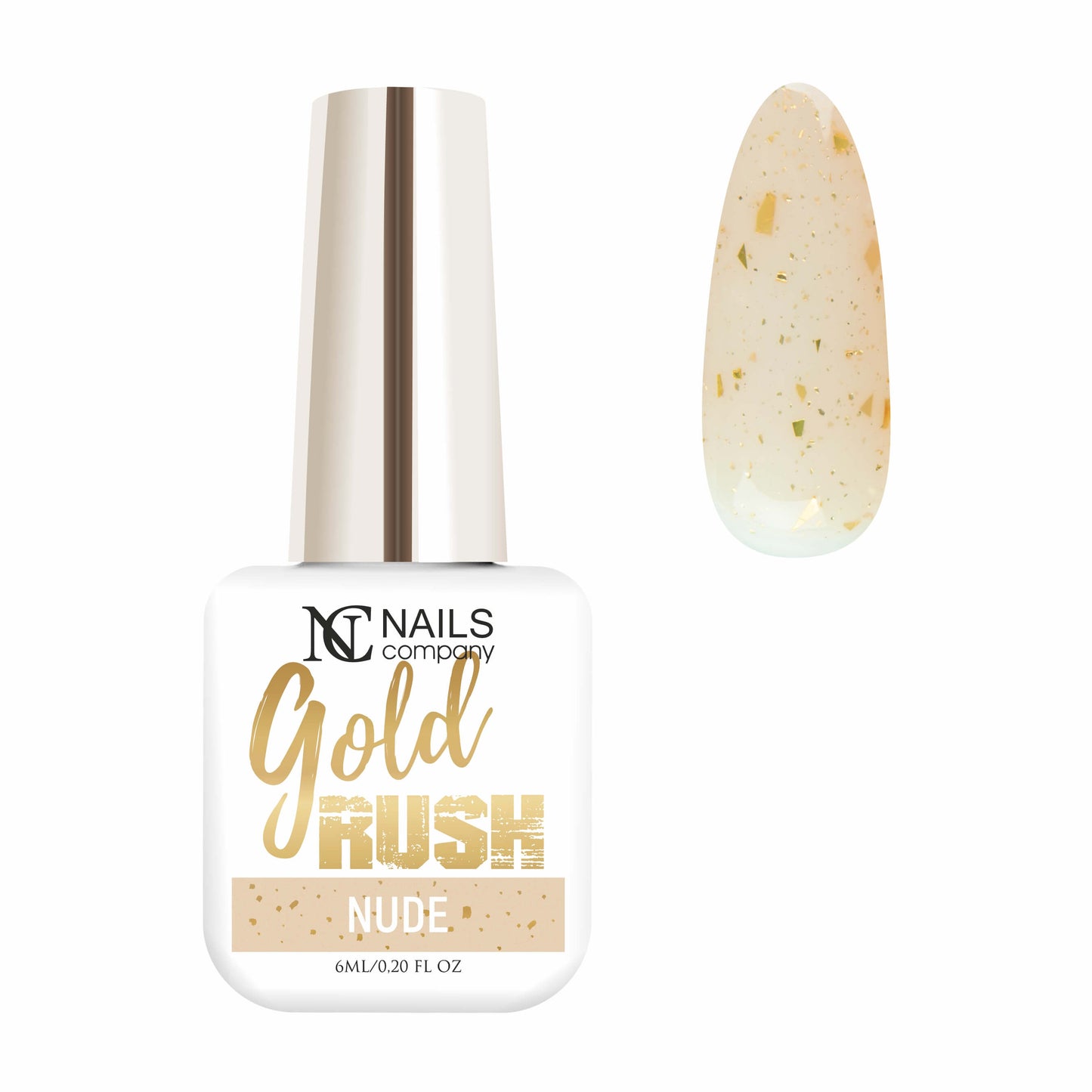 UV Nail Polish- Nude 6ml | Gold Rush #188