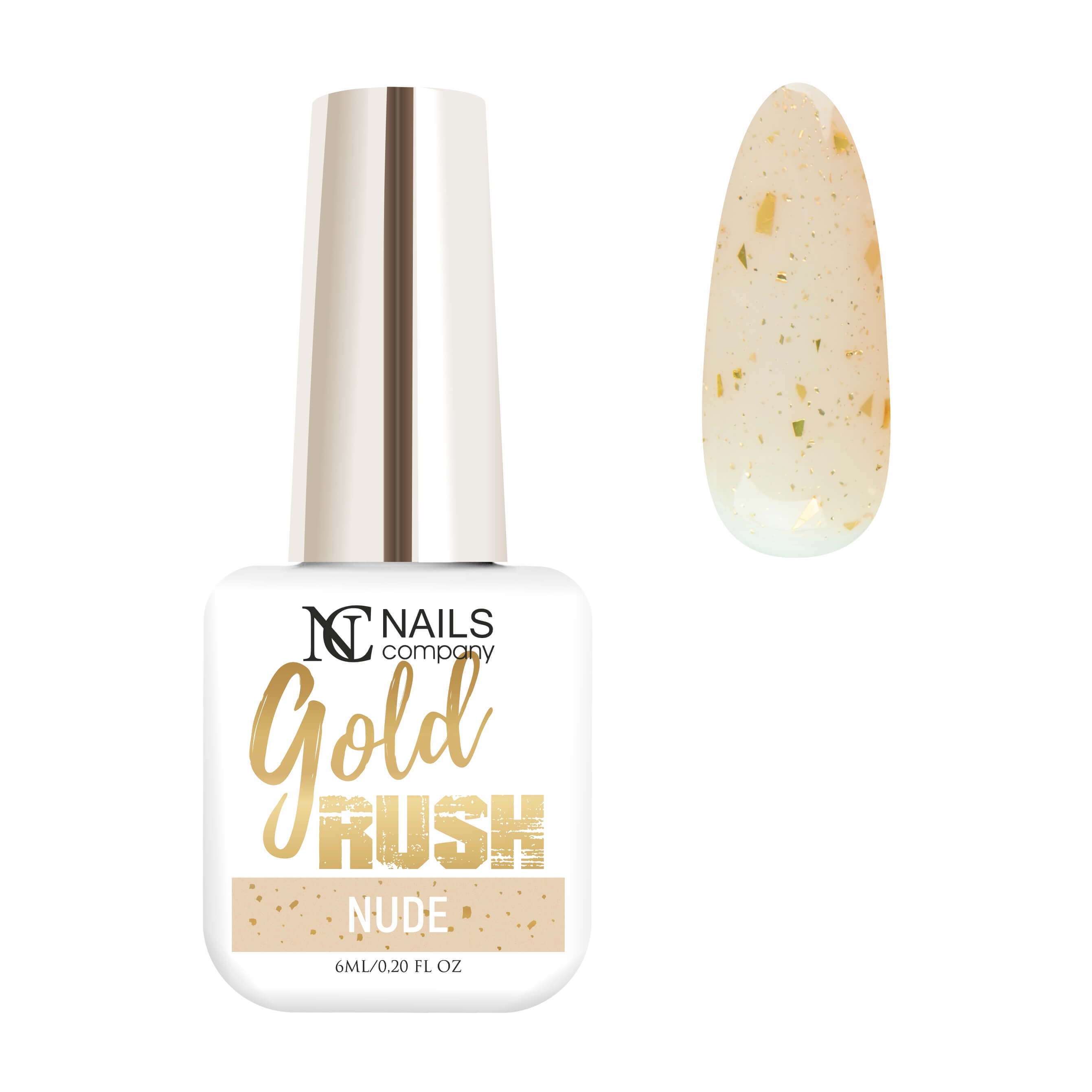 gel Nail Polish- Nude 6ml | Gold Rush #146