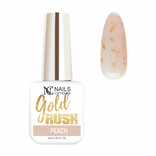 UV Nail Polish -  Peach  6ml | Gold Rush #186